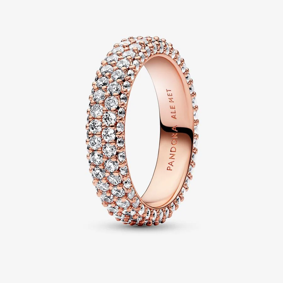 Pandora Pavé Double-row Ring