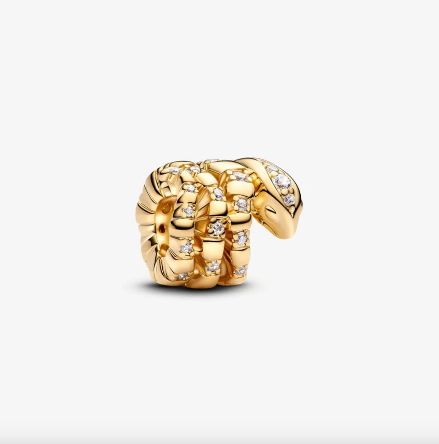 Pandora Curled Snake Charm