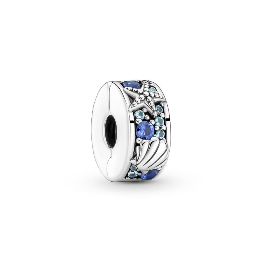 Pandora Tropical Starfish & Shell Clip