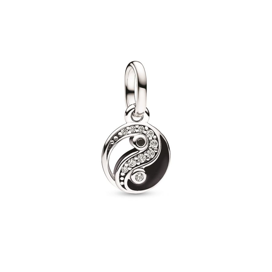 Pandora Sparkling Yin & Yang Mini Dangle Charm