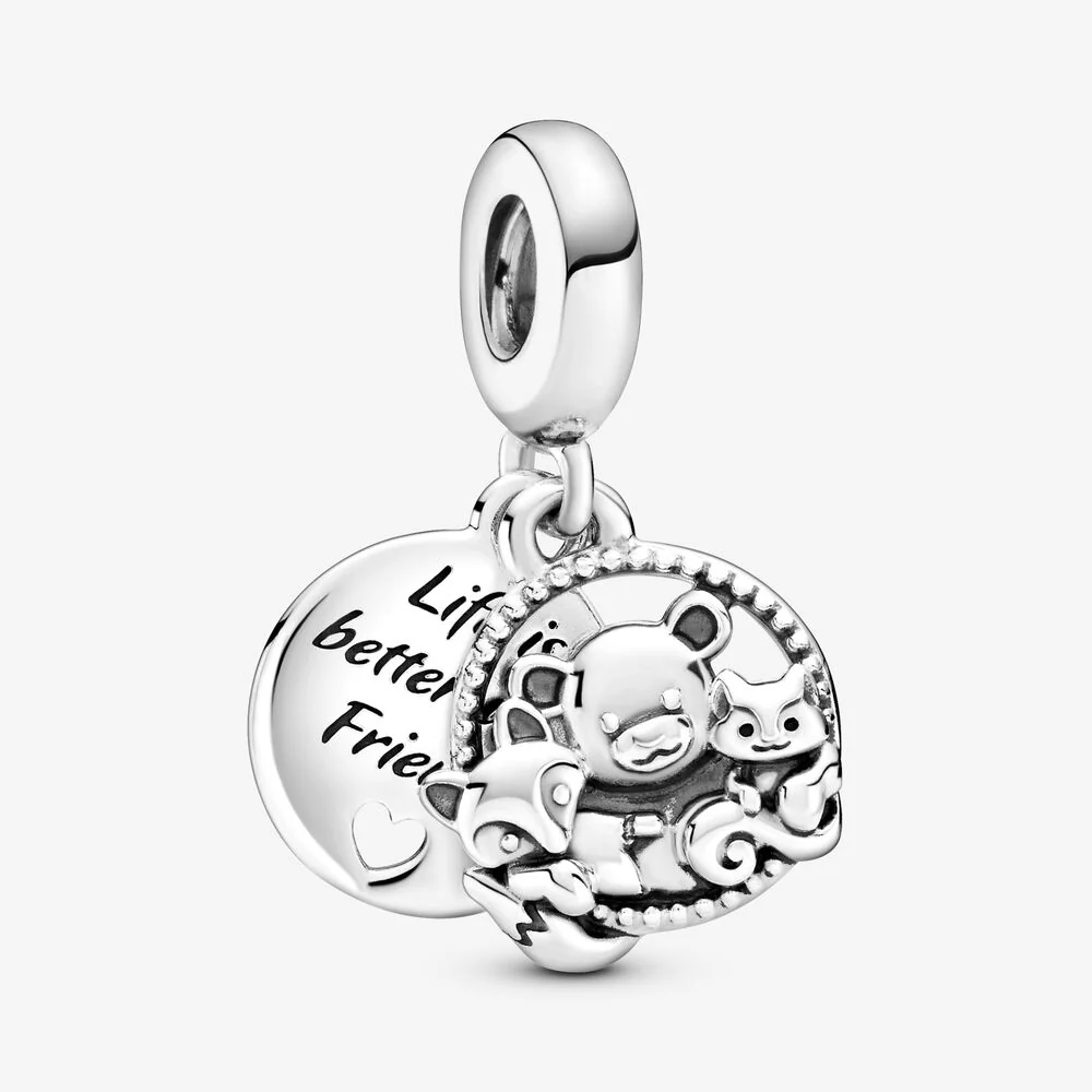 Pandora Bear, Fox & Squirrel Charm
