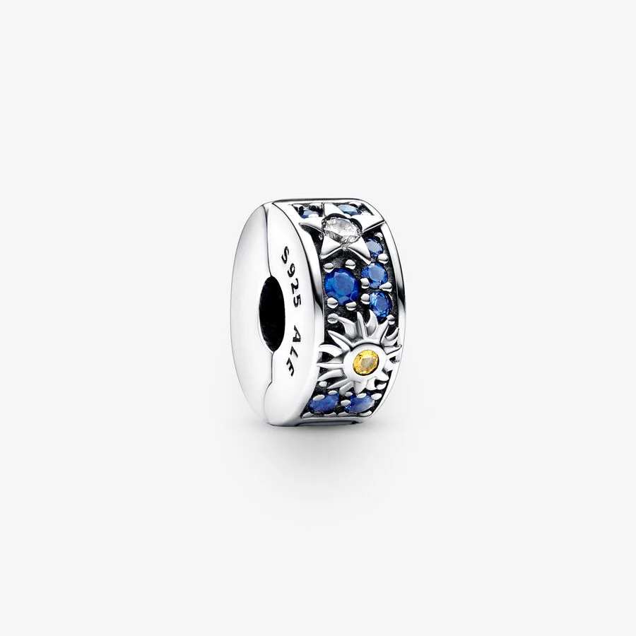 Pandora Celestial Sun, Star & Moon Clip Charm