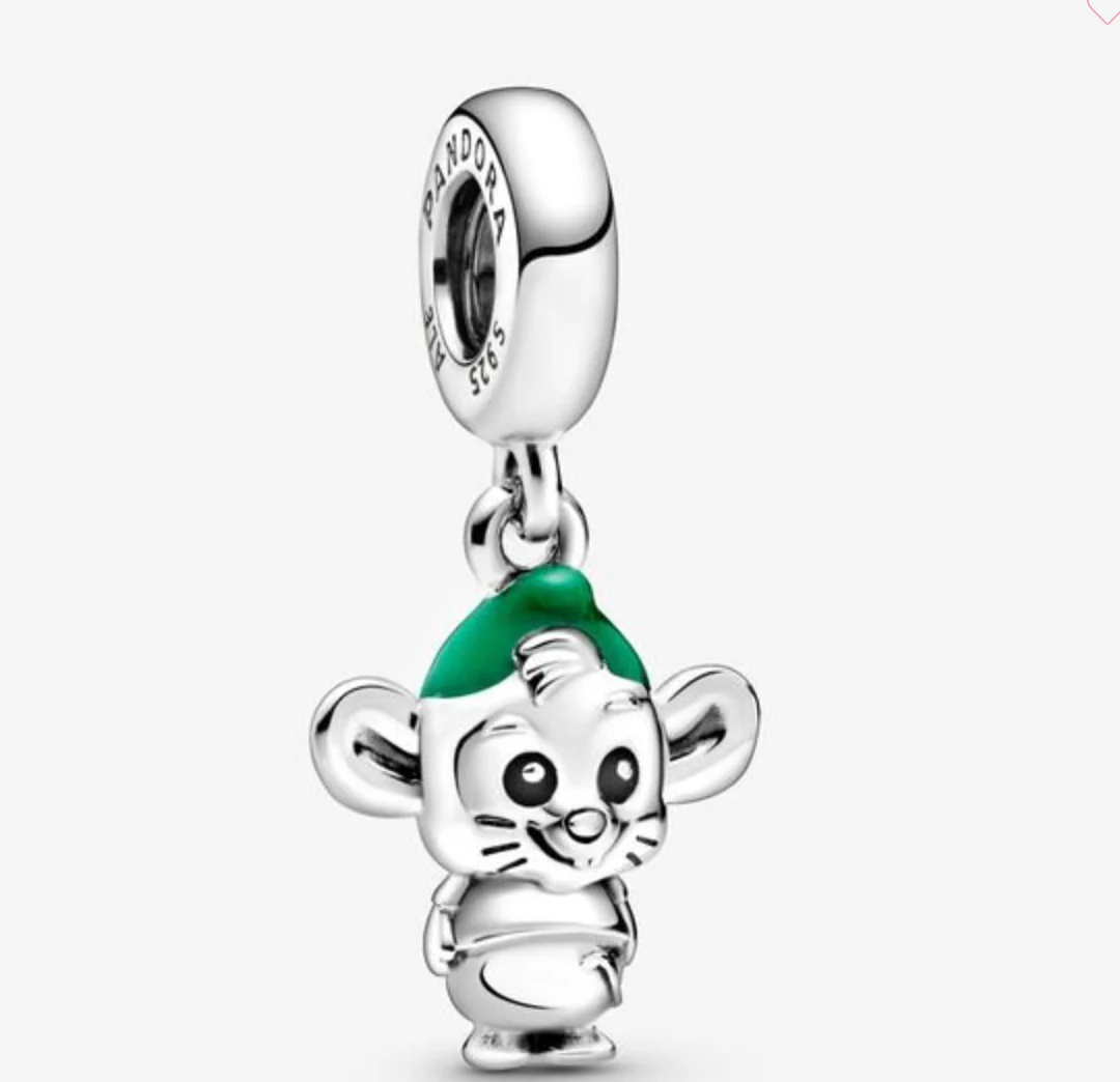 Pandora Cinderella Gus Mouse Charm