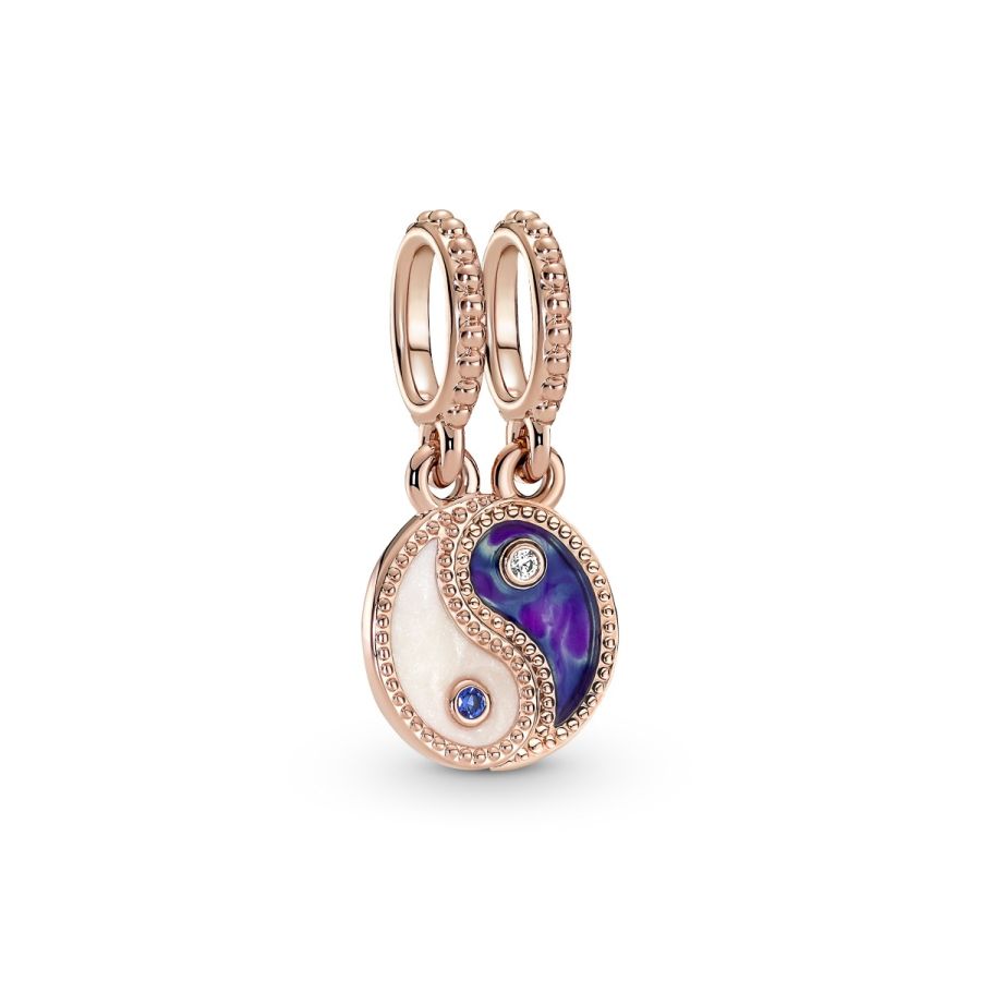 Pandora Sparkling Yin & Yang Dangle Charm
